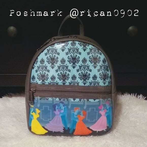 Loungefly Disney Haunted Mansion Dancing Ghost Mini Backpack - Picture 2 of 6